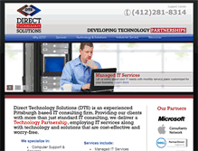Tablet Screenshot of directtechsolutions.com